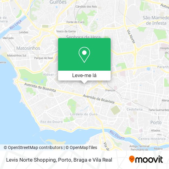 Levis Norte Shopping mapa