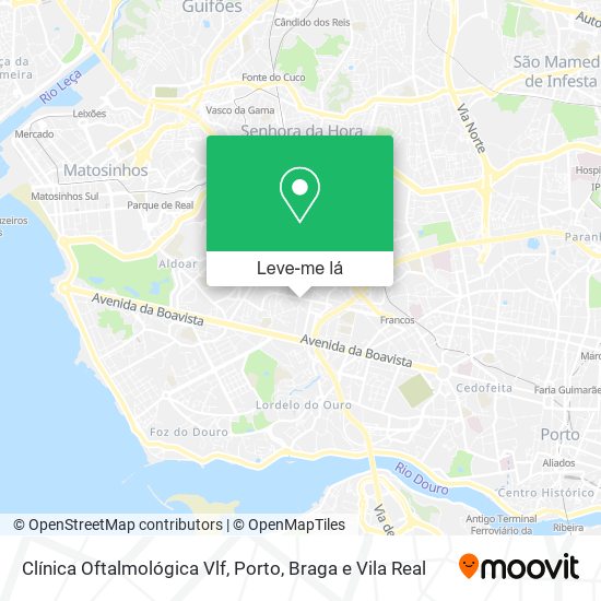 Clínica Oftalmológica Vlf mapa
