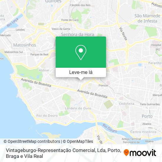 Vintageburgo-Representação Comercial, Lda mapa