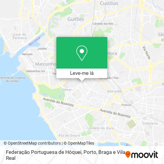 Federação Portuguesa de Hóquei mapa