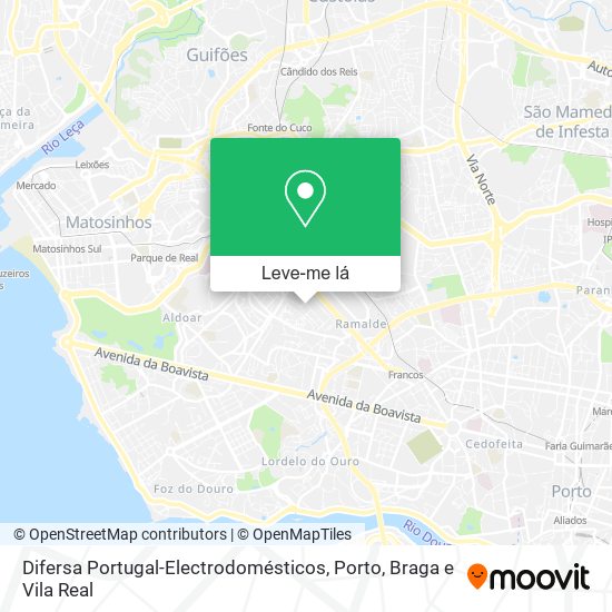 Difersa Portugal-Electrodomésticos mapa