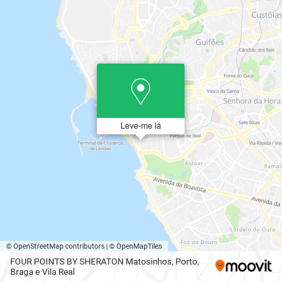 FOUR POINTS BY SHERATON Matosinhos mapa