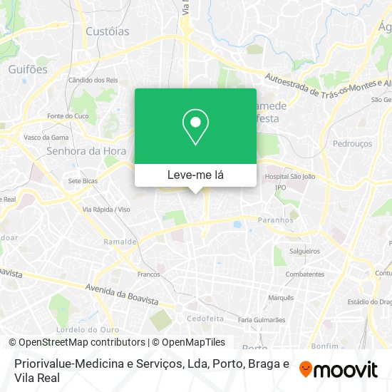 Priorivalue-Medicina e Serviços, Lda mapa