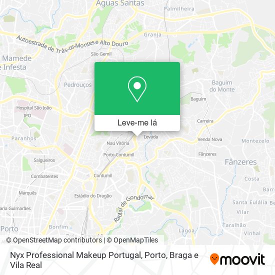 Nyx Professional Makeup Portugal mapa