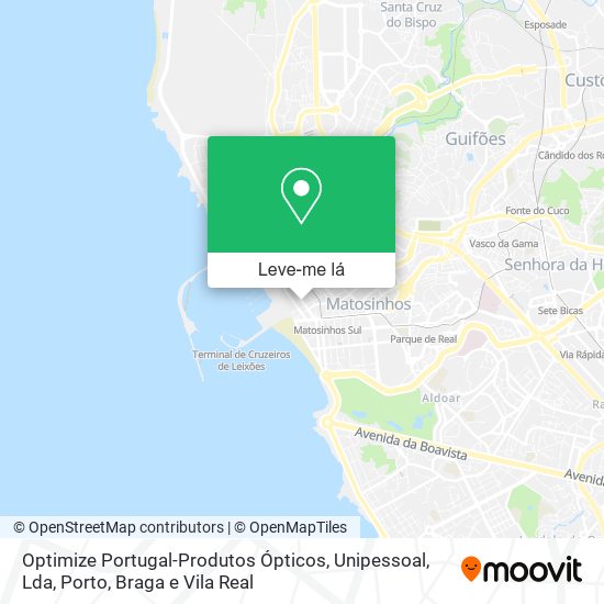 Optimize Portugal-Produtos Ópticos, Unipessoal, Lda mapa