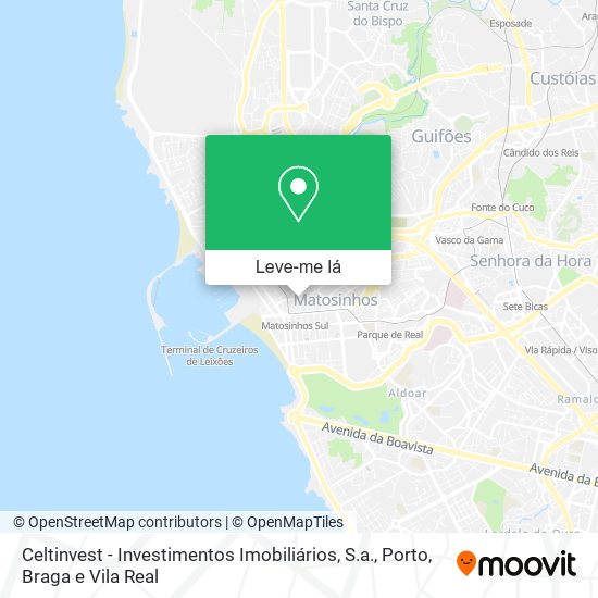 Celtinvest - Investimentos Imobiliários, S.a. mapa