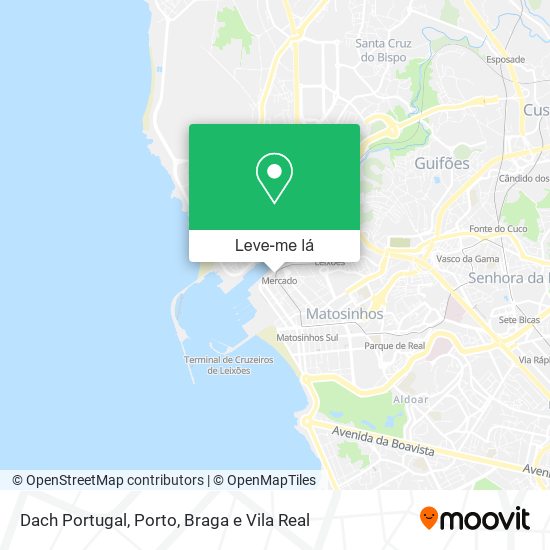 Dach Portugal mapa