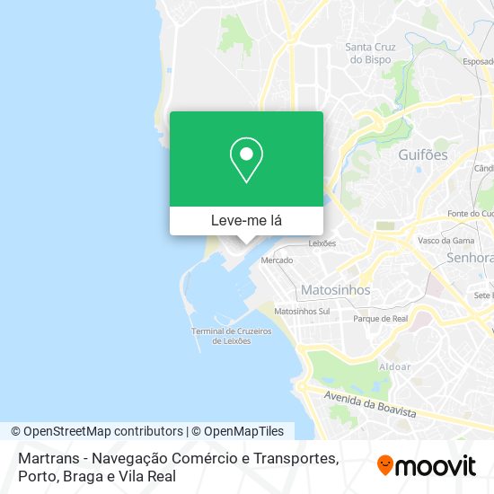 Martrans - Navegação Comércio e Transportes mapa