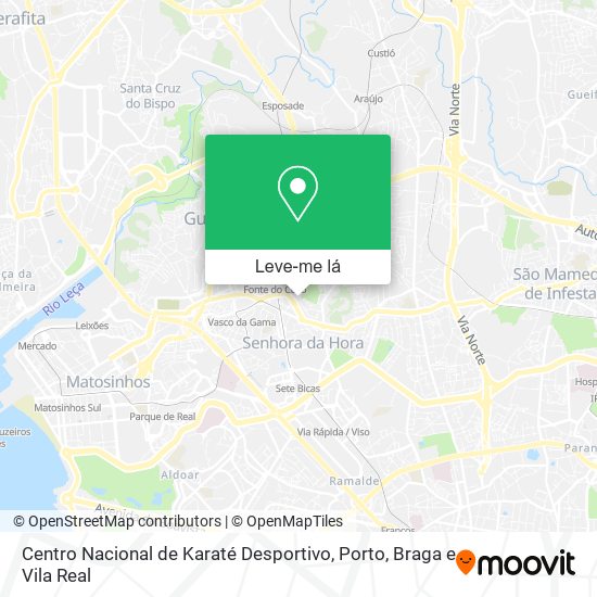 Centro Nacional de Karaté Desportivo mapa