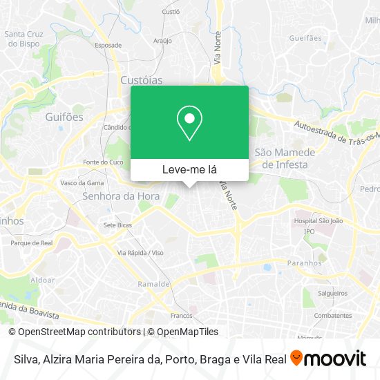 Silva, Alzira Maria Pereira da mapa