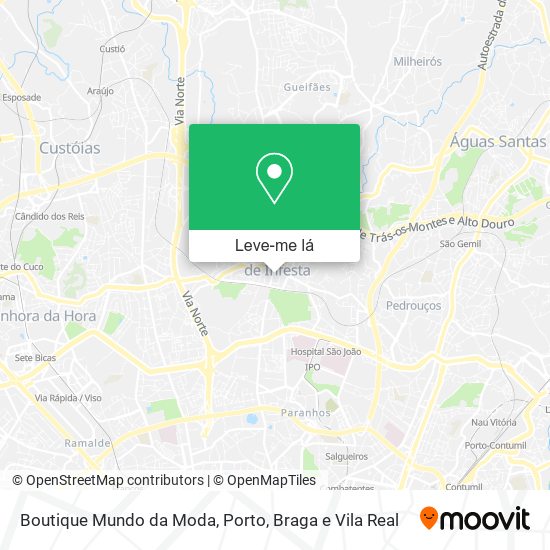 Boutique Mundo da Moda mapa