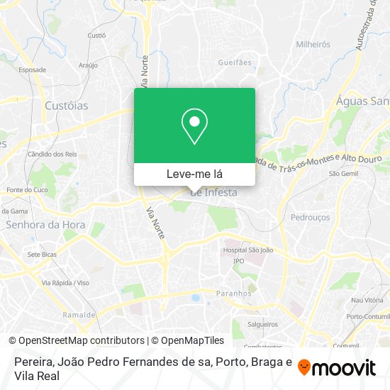 Pereira, João Pedro Fernandes de sa mapa