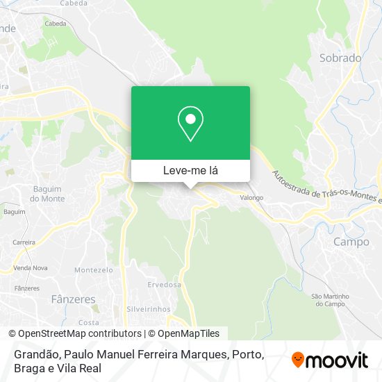 Grandão, Paulo Manuel Ferreira Marques mapa