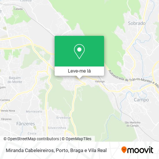 Miranda Cabeleireiros mapa