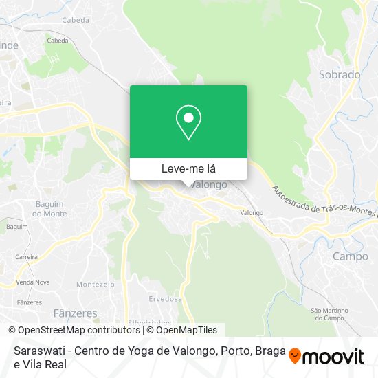 Saraswati - Centro de Yoga de Valongo mapa