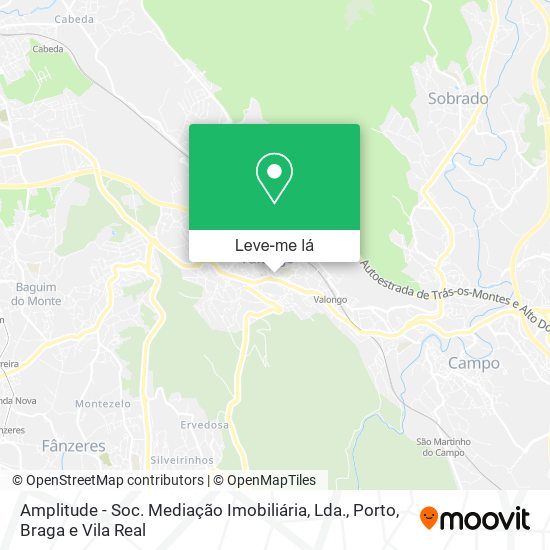 Amplitude - Soc. Mediação Imobiliária, Lda. mapa