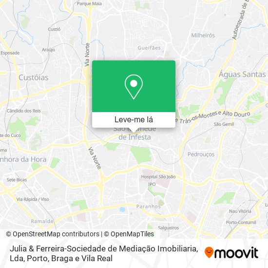 Julia & Ferreira-Sociedade de Mediação Imobiliaria, Lda mapa