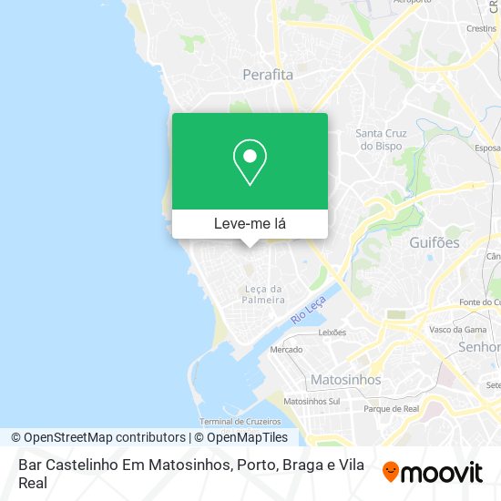 Bar Castelinho Em Matosinhos mapa