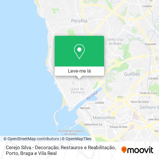 Cerejo Silva - Decoração, Restauros e Reabilitação mapa