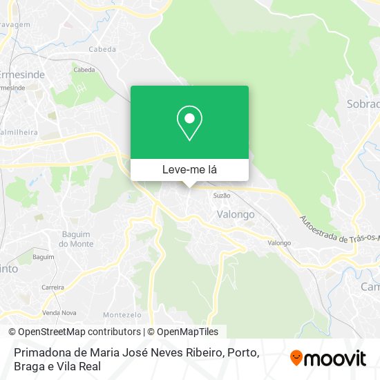 Primadona de Maria José Neves Ribeiro mapa