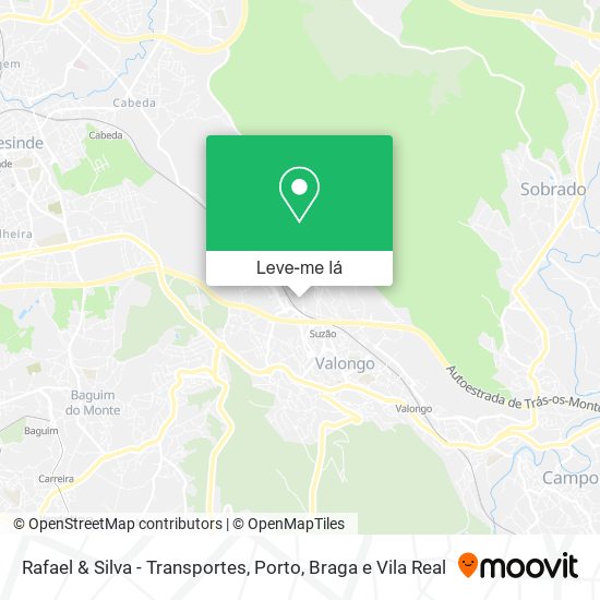 Rafael & Silva - Transportes mapa