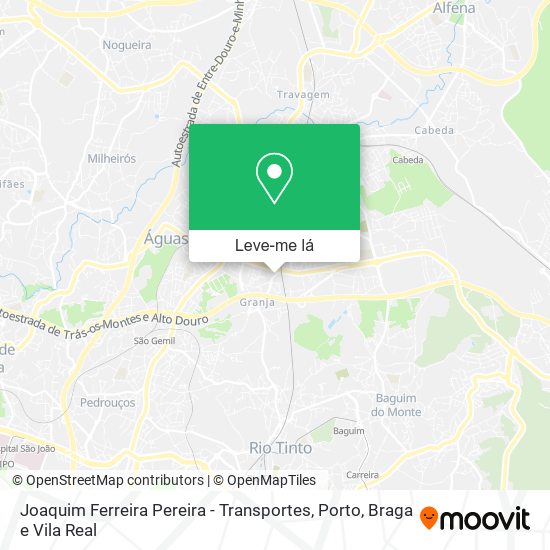 Joaquim Ferreira Pereira - Transportes mapa