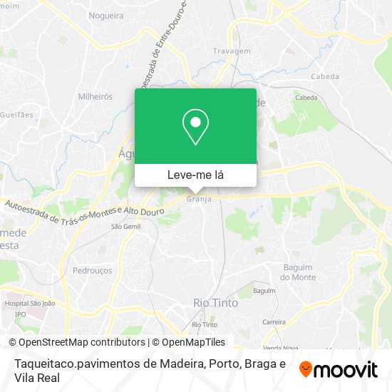 Taqueitaco.pavimentos de Madeira mapa