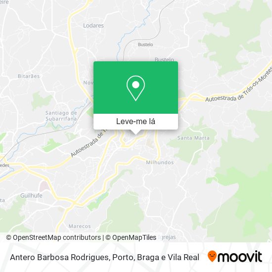 Antero Barbosa Rodrigues mapa