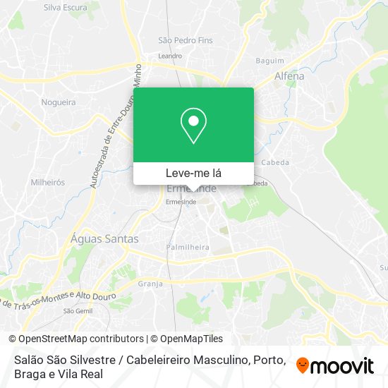 Salão São Silvestre / Cabeleireiro Masculino mapa
