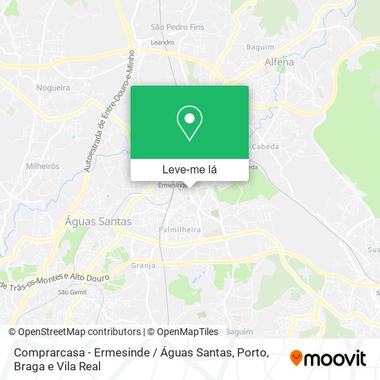 Comprarcasa - Ermesinde / Águas Santas mapa