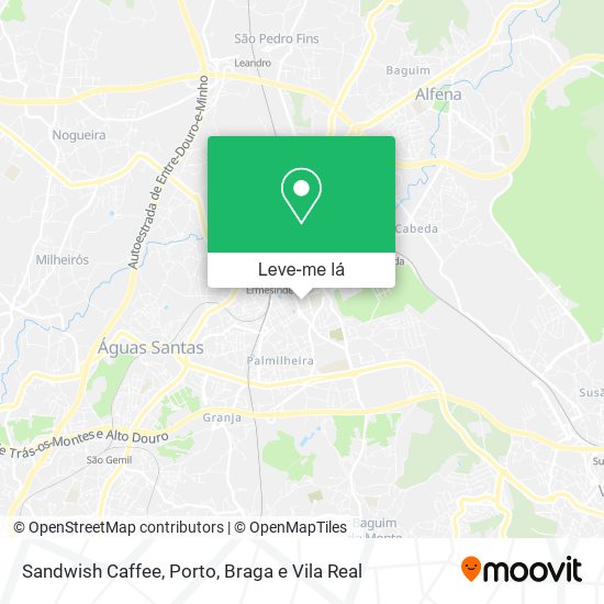 Sandwish Caffee mapa