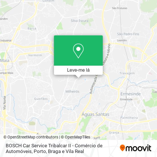 BOSCH Car Service Tribalcar II - Comércio de Automóveis mapa