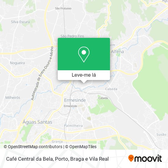 Café Central da Bela mapa