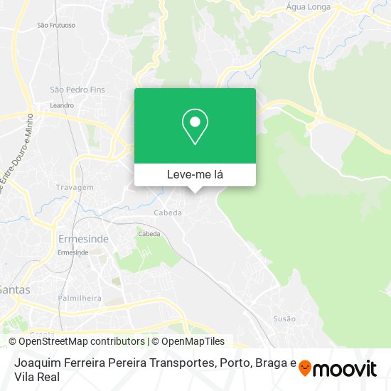 Joaquim Ferreira Pereira Transportes mapa