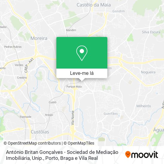 António Britan Gonçalves - Sociedad de Mediação Imobiliária, Unip. mapa