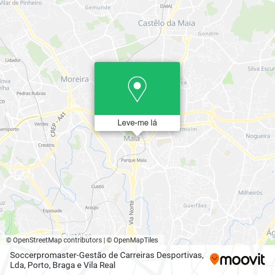 Soccerpromaster-Gestão de Carreiras Desportivas, Lda mapa