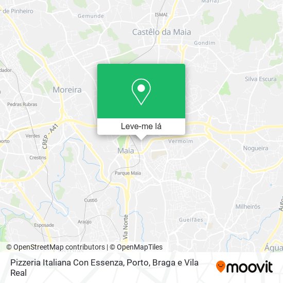 Pizzeria Italiana Con Essenza mapa