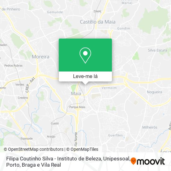 Filipa Coutinho Silva - Instituto de Beleza, Unipessoal mapa
