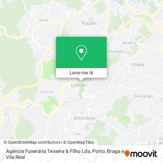 Agência Funerária Teixeira & Filho Lda mapa