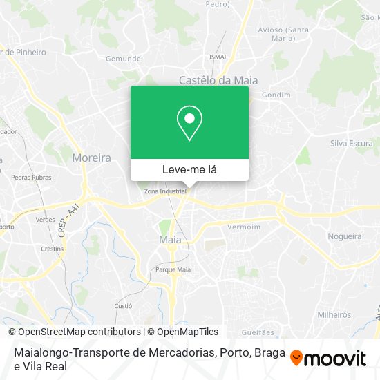 Maialongo-Transporte de Mercadorias mapa