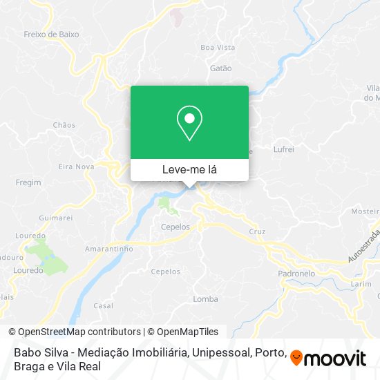 Babo Silva - Mediação Imobiliária, Unipessoal mapa