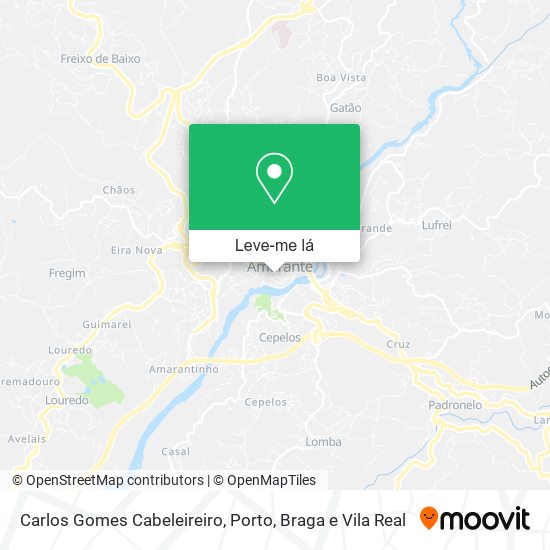Carlos Gomes Cabeleireiro mapa
