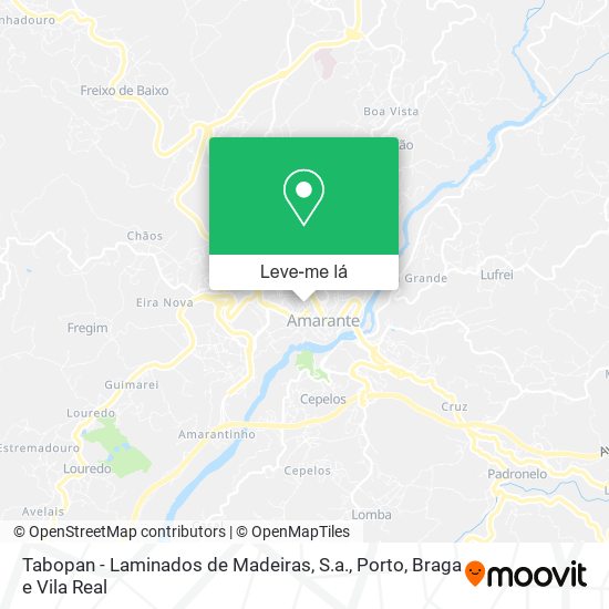 Tabopan - Laminados de Madeiras, S.a. mapa
