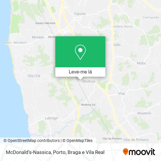 McDonald's-Nassica mapa