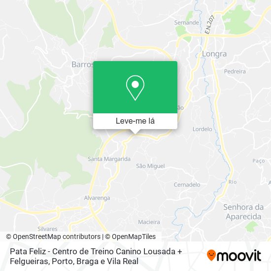 Pata Feliz - Centro de Treino Canino Lousada + Felgueiras mapa