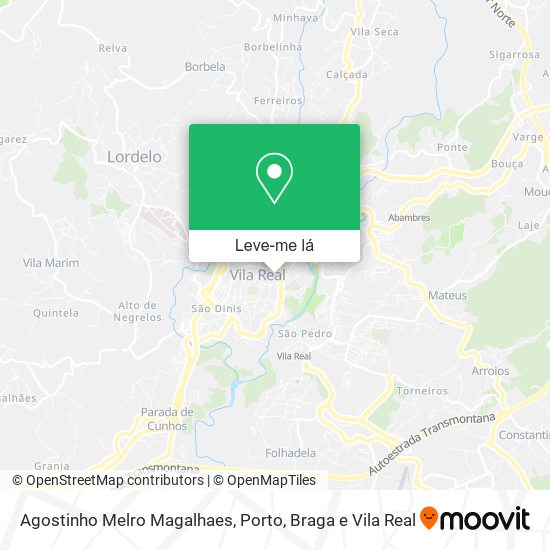 Agostinho Melro Magalhaes mapa