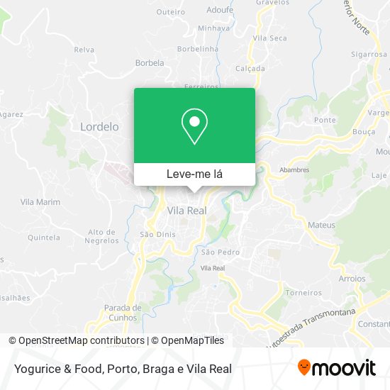 Yogurice & Food mapa