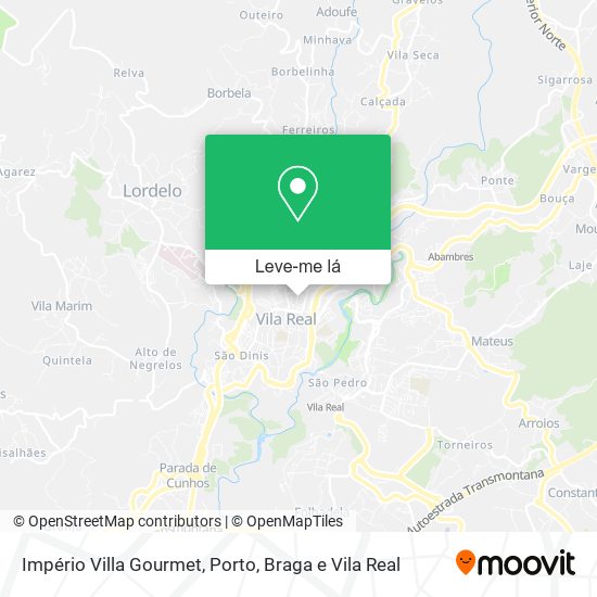 Império Villa Gourmet mapa