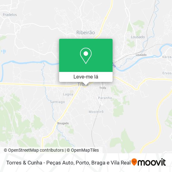 Torres & Cunha - Peças Auto mapa
