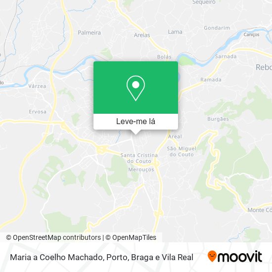 Maria a Coelho Machado mapa